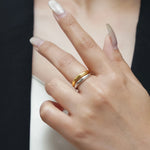 Nuance Ring (Gold)【Silver925】.
