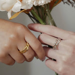 Chain Ring(Gold) 【Silver925】.