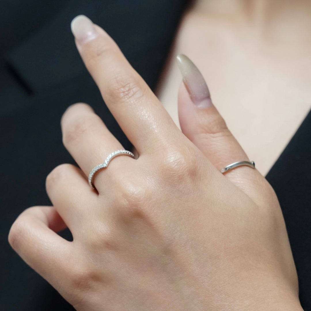 Shiny Twin Ring【Silver925】.
