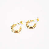 Hoop Pierce (Gold) 【Silver925】