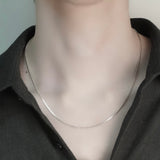 Box chain Necklace 【Silver925】.