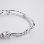 Knot Chain Bracelet 【Silver925】.