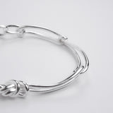 Knot Chain Bracelet 【Silver925】.