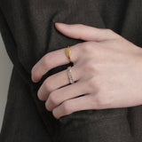 Narrow Circle Ring(Gold)【Silver925】.