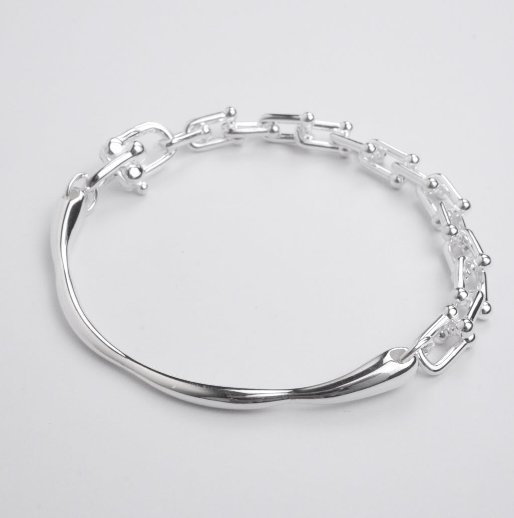 Half Chain Bracelet 【Silver925】.
