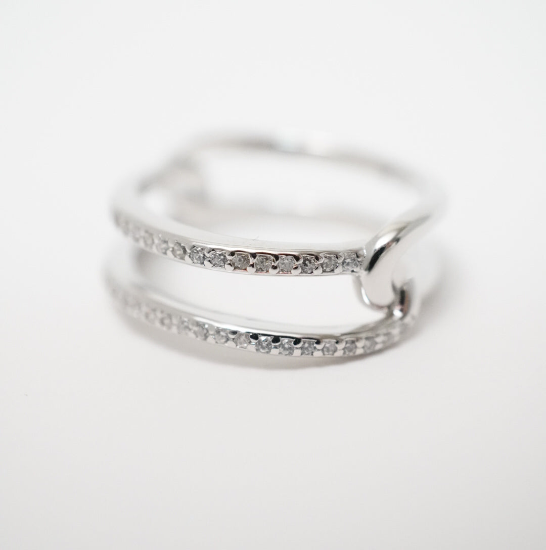 Shiny Double Ring【Silver925】.