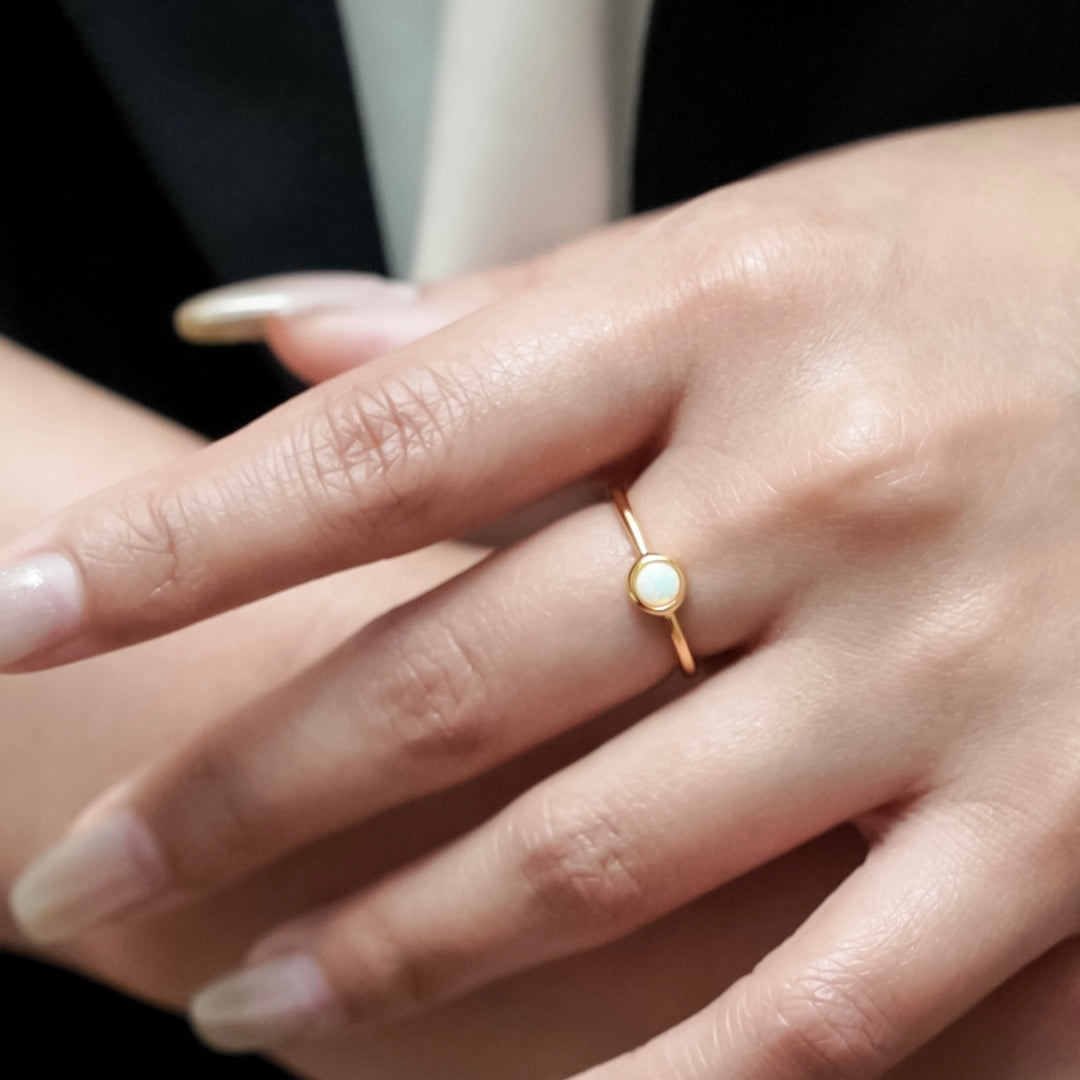 Stone Ring (Opal)【Silver925】.