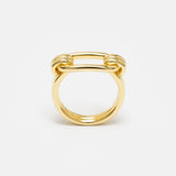 Hoop Ring(Gold)【Silver925】