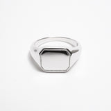 Square Signet Ring【Silver925】