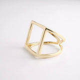 Frame Ring (Gold) 【Silver925】