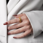 Chain Ring(Gold) 【Silver925】.