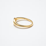 Narrow Circle Ring(Gold)【Silver925】