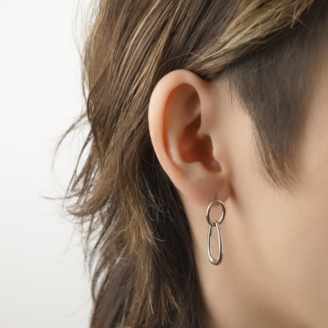 Double Ring Pierce 【Silver925】.