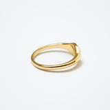 Narrow Circle Ring(Gold)【Silver925】