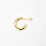 Hoop Pierce (Gold) 【Silver925】