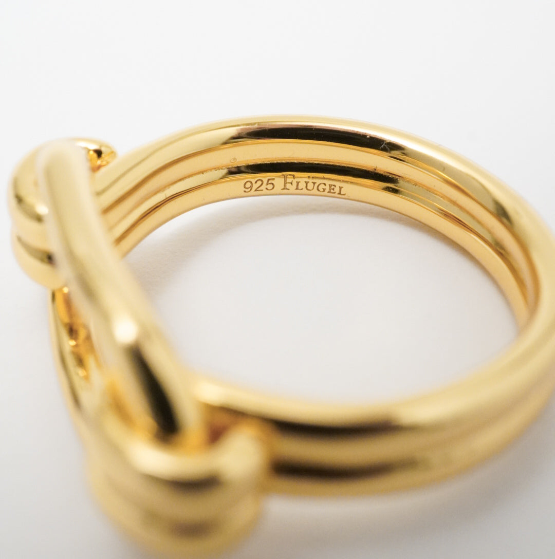 Hoop Ring(Gold)【Silver925】.