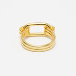 Hoop Ring(Gold)【Silver925】.