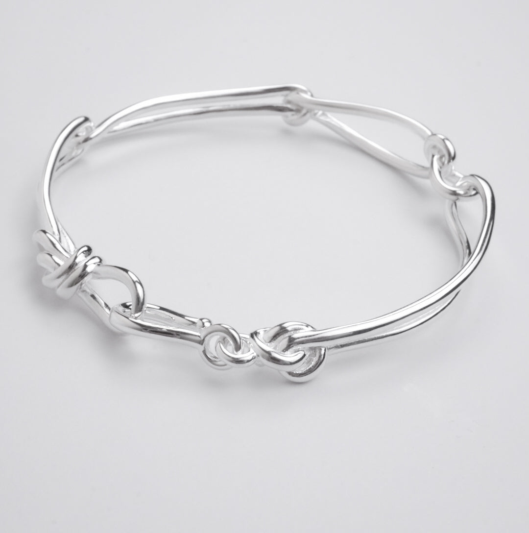 Knot Chain Bracelet 【Silver925】.