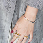 Irregular Bangle 【Silver925】.