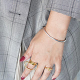 Irregular Bangle 【Silver925】.