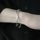 Knot Chain Bracelet 【Silver925】.