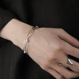 Knot Chain Bracelet 【Silver925】.