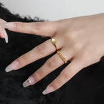 Kihei chain Ring(Gold)【Silver925】.