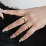 Kihei chain Ring(Gold)【Silver925】.