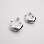 Square Hoop Pierce 【Silver925】.
