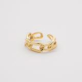 Chain Ring(Gold) 【Silver925】.