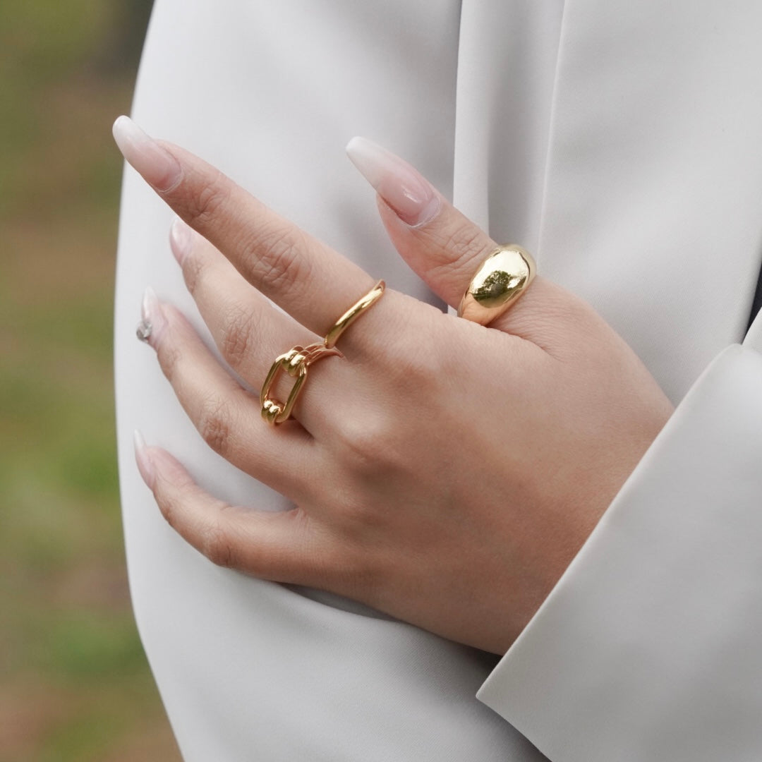 Balloon Ring (Gold)【Silver925】.