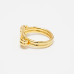 Hoop Ring(Gold)【Silver925】.