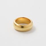 Volume Plain Ring (Gold) 【Silver925】