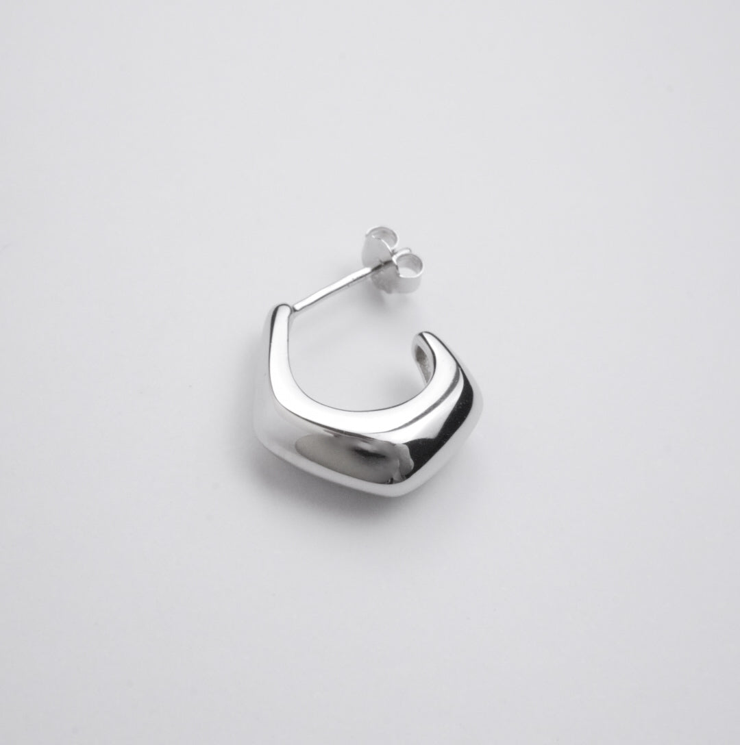 Square Hoop Pierce 【Silver925】.