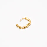 Twisted Pierce (Gold)【Silver925】