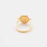 2Way Pedal Ring (Gold) 【Silver925】
