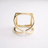 Frame Ring (Gold) 【Silver925】