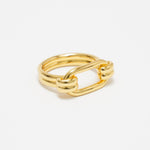 Hoop Ring(Gold)【Silver925】.