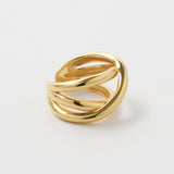 Sharp Ring (Gold) 【Silver925】