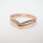Shiny Twin Ring (Pink Gold)【Silver925】.
