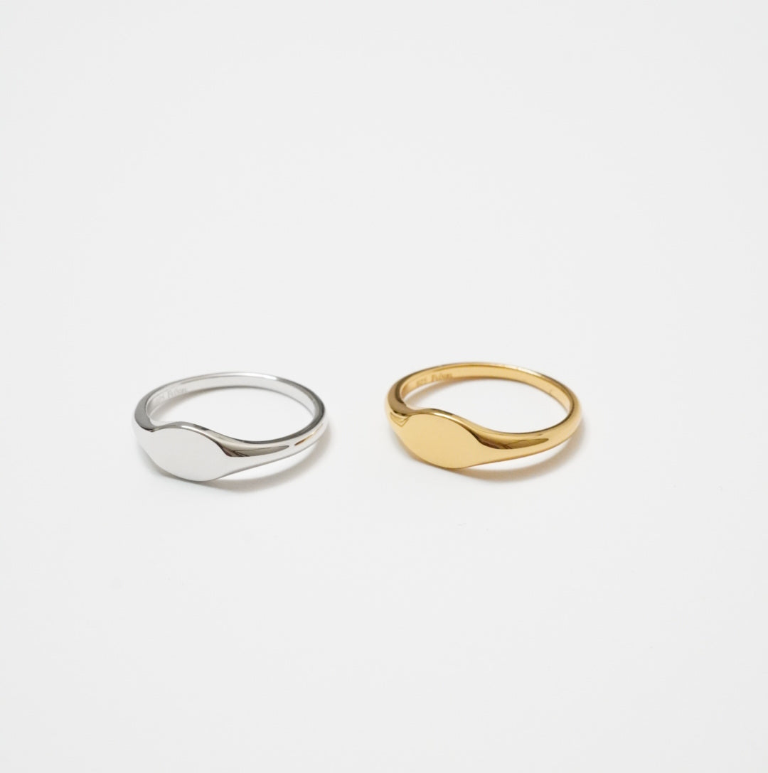 Narrow Circle Ring(Gold)【Silver925】.