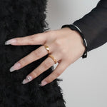Narrow Circle Ring(Gold)【Silver925】.
