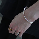 Irregular Bangle 【Silver925】.