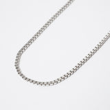 Box chain Necklace 【Silver925】.
