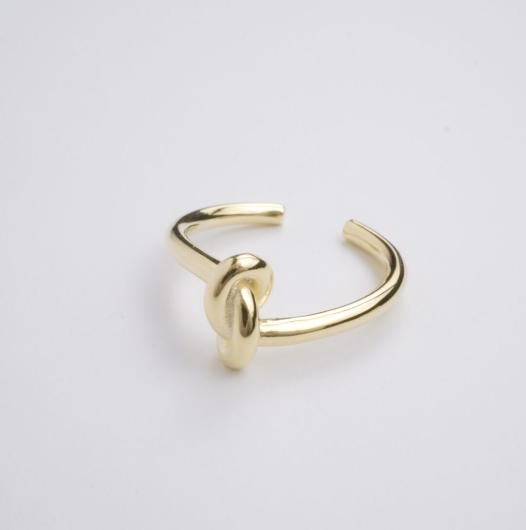 Knot Ring (Gold) 【Silver925】.