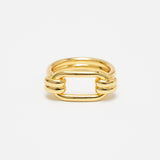 Hoop Ring(Gold)【Silver925】.