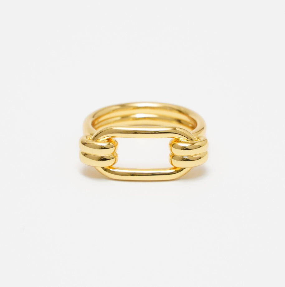 Hoop Ring(Gold)【Silver925】.