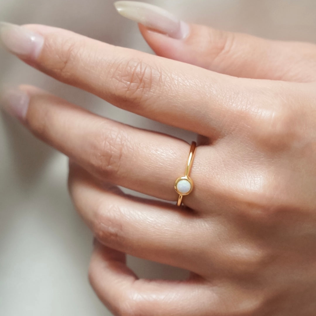 Stone Ring (Opal)【Silver925】.