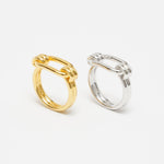 Hoop Ring(Gold)【Silver925】.