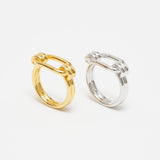 Hoop Ring(Gold)【Silver925】.